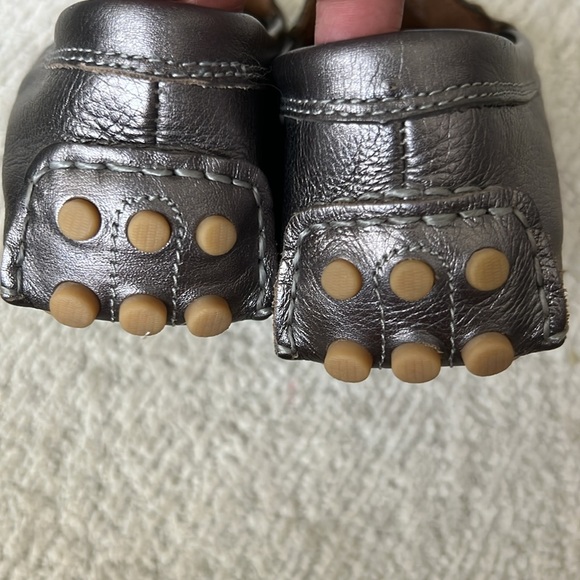 NWOT ⭐️ Coach Nola Driving Moccasin Loafer
Leather Flats Slip On Logo Pewter - Picture 3 of 8